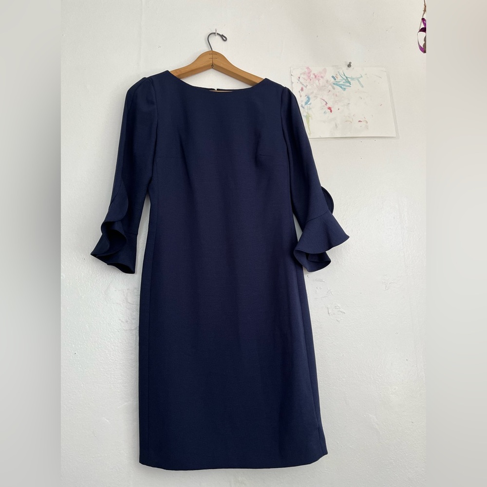 KARL LAGERFELD I Paris Tulip Bell Sleeve Dress - Picture 2 of 8